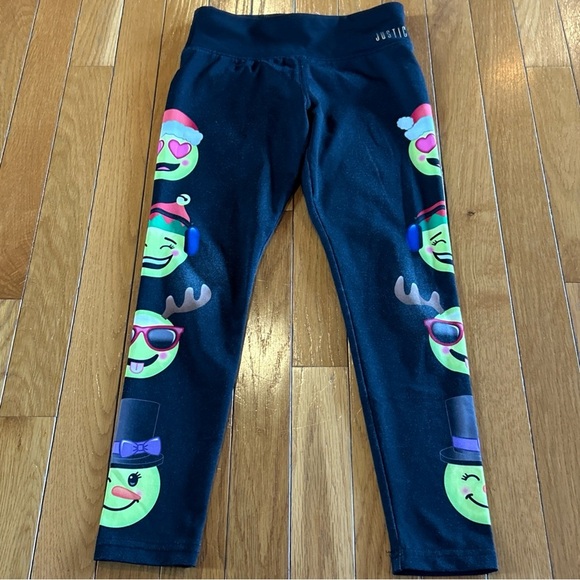 Justice Disney Christmas Pajama Set T-Shirt Hooded Sweatshirt Leggings Lot Sz 8 - Picture 7 of 12